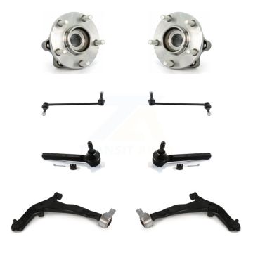 Front Bearing Lower Control Arm Outer Tie Rod Link Kit (8Pc) For 2005-2007 Nissan Murano K77-102337