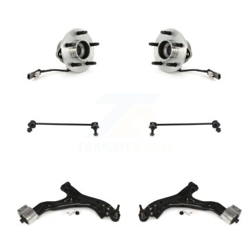 Front Bearing Lower Control Arm & Link Kit (6Pc) For Saturn Vue Chevrolet Equinox Pontiac K77-102345