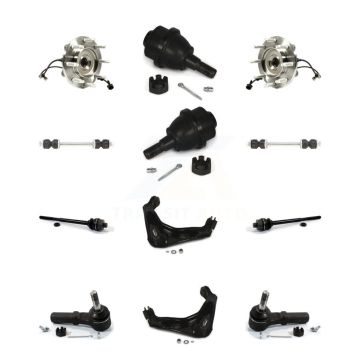 Front Upper Control Arm Lower Ball Joint Outer Inner Tie Rod Link Kit (12Pc) For GMC 2500 K77-102347