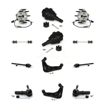 Front Upper Control Arm Lower Ball Joint Outer Inner Tie Rod Link Kit (12Pc) For GMC 2500 K77-102348