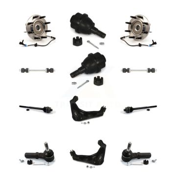 Front Upper Control Arm Lower Ball Joint Outer Inner Tie Rod Link Kit (12Pc) For GMC 2500 K77-102351