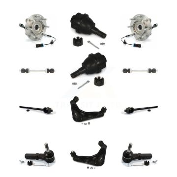 Front Upper Arm Lower Ball Joint Outer Inner Tie Rod Link Kit (12Pc) For GMC Sierra 3500 K77-102352