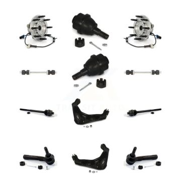 Front Upper Control Arm Lower Ball Joint Outer Inner Tie Rod Link Kit (12Pc) For 2500 GMC K77-102353
