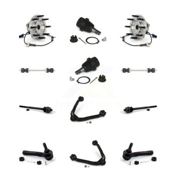 Front Upper Control Arm Lower Ball Joint Outer Inner Tie Rod Link Kit (12Pc) For 1500 GMC K77-102356
