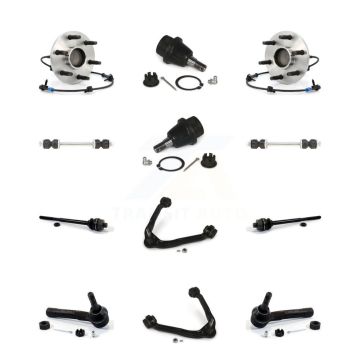 Front Upper Arm Lower Ball Joint Outer Inner Tie Rod Link Kit (12Pc) For Chevrolet GMC XL K77-102357