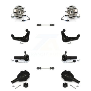 Front Bearing Upper Control Arm Lower Ball Joint Outer Tie Rod & Link Kit (10Pc) For GMC K77-102367