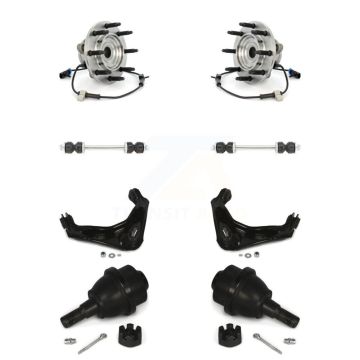 Front Bearing Lower Ball Joint Upper Control Arm & Link Kit For GMC Chevrolet Sierra 2500 K77-102373