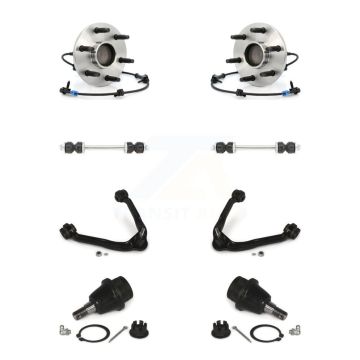 Front Bearing Lower Ball Joint Upper Control Arm Link Kit For Chevrolet GMC Silverado XL K77-102381