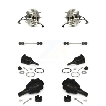 Front Bearing Upper Lower Ball Joint Link Kit For GMC Chevrolet Sierra 2500 HD Silverado K77-102408