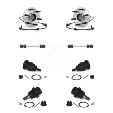 Front Bearing Upper Lower Ball Joint Link Kit For Chevrolet GMC Silverado 1500 Sierra XL K77-102411