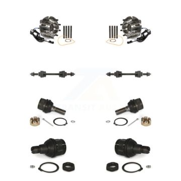 Front Bearing Assembly Upper Lower Ball Joint Sway Bar Link Kit For Ford F-450 Super Duty K77-102413
