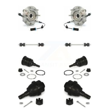 Front Bearing Upper Lower Ball Joint Link Kit For GMC Sierra 3500 HD Chevrolet Silverado K77-102414