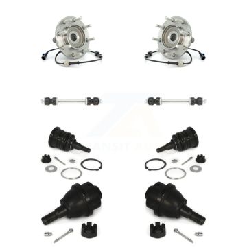 Front Bearing Upper Lower Ball Joint Link Kit For Chevrolet GMC Sierra 3500 Silverado RWD K77-102418