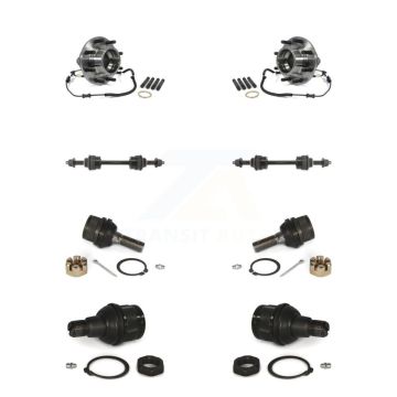 Front Hub Bearing Upper Lower Ball Joint Link Kit For 2011-2016 Ford F-350 Super Duty 4WD K77-102421