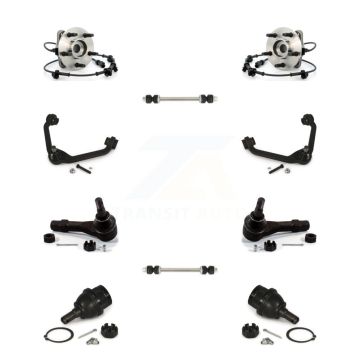 Front Bearing Upper Arm Lower Ball Joint Outer Tie Rod & Link Kit (10Pc) For Ford Ranger K77-102434