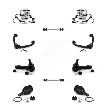 Front Bearing Upper Arm Lower Ball Joint Outer Tie Rod & Link Kit (10Pc) For Ford Ranger K77-102436