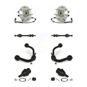 Front Bearing Lower Ball Joint Upper Control Arm Link Kit (8Pc) For Ford F-150 Lincoln LT K77-102445