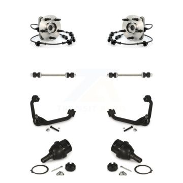 Front Bearing Lower Ball Joint Upper Arm Link Kit (8Pc) For Ford Ranger Mazda B4000 B3000 K77-102446