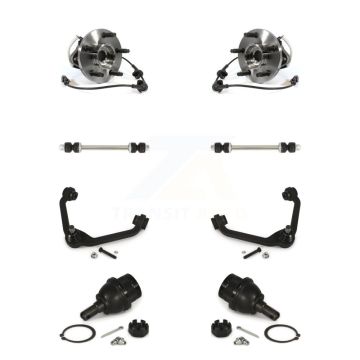 Front Hub Bearing Lower Ball Joint Upper Control Arm Link Kit (8Pc) For Ford Ranger Mazda K77-102447