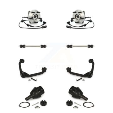 Front Hub Bearing Lower Ball Joint Upper Control Arm Link Kit (8Pc) For Ford Ranger Mazda K77-102448