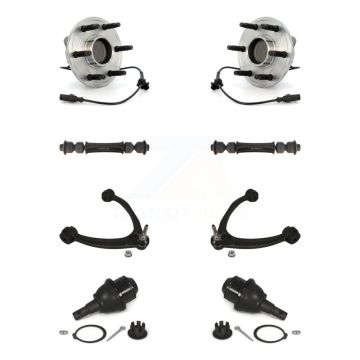 Front Bearing Lower Ball Joint Upper Control Arm Link Kit (8Pc) For Chevrolet GMC Sierra K77-102449