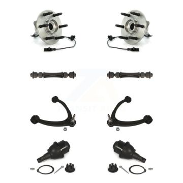 Front Bearing Lower Ball Joint Upper Control Arm Link Kit (8Pc) For Chevrolet GMC Sierra K77-102450