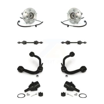 Front Bearing Lower Ball Joint Upper Control Arm Link Kit (8Pc) For Ford F-150 K77-102454