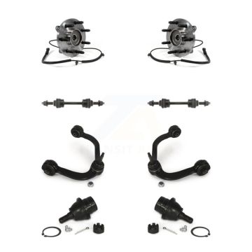 Front Bearing Lower Ball Joint Upper Control Arm Link Kit (8Pc) For Ford F-150 K77-102455