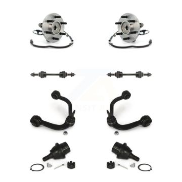 Front Bearing Lower Ball Joint Upper Control Arm Link Kit (8Pc) For Ford F-150 K77-102456