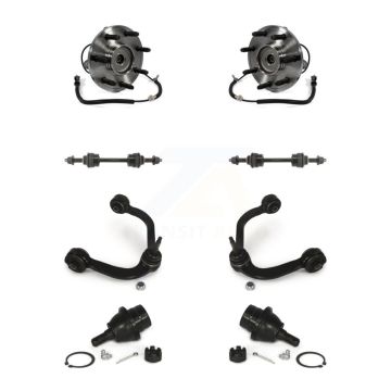 Front Bearing Lower Ball Joint Upper Control Arm Link Kit (8Pc) For Ford F-150 K77-102457
