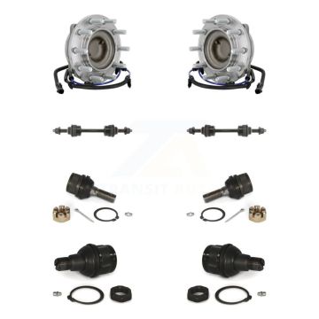 Front Bearing Assembly Upper Lower Ball Joint Sway Bar Link Kit For Ford F-450 Super Duty K77-102477
