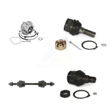 Front Hub Bearing Assembly Link kit Upper Lower Ball Joint Kit For Ford F-450 Super Duty K77-102480