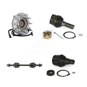 Front Hub Bearing Assembly Link kit Upper Lower Ball Joint Kit For Ford F-450 Super Duty K77-102481