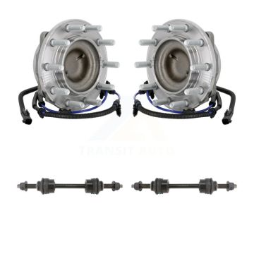 Front Hub Bearing Assembly And Link Kit For 2017-2020 Ford F-450 Super Duty F-550 4 X 2 K77-102496