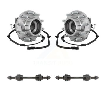 Front Hub Bearing Assembly And Link Kit For Ford F-350 Super Duty F-450 F-550 K77-102497