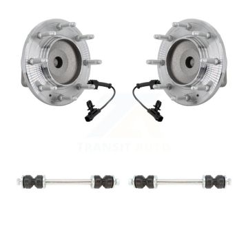 Front Hub Bearing Assembly Link Kit For GMC Chevrolet Sierra 2500 HD Silverado 3500 Yukon K77-102500