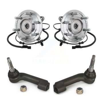 Front Wheel Bearing And Tie Rod End Kit For 2017 Ford F-150 Raptor with 4WD K77-102509