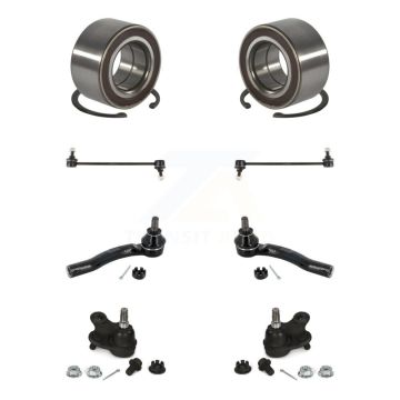 Front Bearing Lower Ball Joint Outer Tie Rod End Link Kit (8Pc) For 2012-2016 Honda CR-V K77-102537