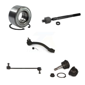 Front Left Bearing Link kit Lower Ball Joint Outer Inner Tie Rod Kit (5Pc) For Hyundai GT K77-102544