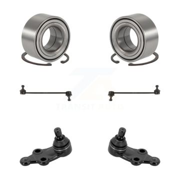 Front Wheel Bearing Lower Ball Joint & Sway Bar Link Kit For Hyundai Tucson Kia Sportage K77-102548
