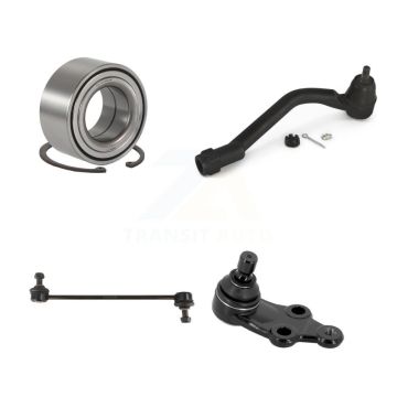 Front Right Bearing Link kit Lower Ball Joint & Outer Tie Rod Kit For Hyundai Tucson Kia K77-102554