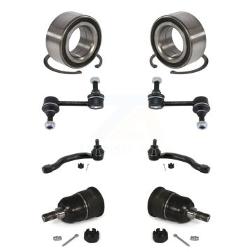 Front Bearing Lower Ball Joint Outer Tie Rod & Link Kit (8Pc) For Honda Accord Acura TSX K77-102559