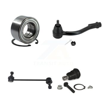 Front Right Bearing Link kit Lower Ball Joint & Outer Tie Rod Kit For 2010-2013 Kia Soul K77-102572