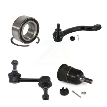 Front Right Bearing Link kit Lower Ball Joint & Outer Tie Rod Kit For Honda Accord Acura K77-102573
