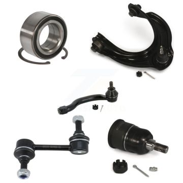 Front Left Bearing Link kit Upper Control Arm Lower Ball Joint Outer Tie Rod Kit (5Pc) For K77-10257