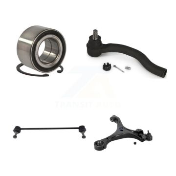 Front Left Wheel Bearing Link kit Control Arm And Outer Tie Rod End Kit For Honda Civic K77-102592
