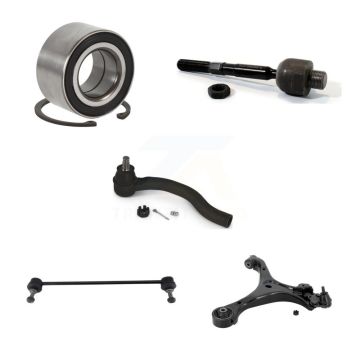 Front Left Bearing Link kit Lower Control Arm With Ball Joint Outer Inner Tie Rod Kit (5Pc) For K77-