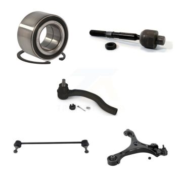 Front Left Bearing Link kit Lower Control Arm With Ball Joint Outer Inner Tie Rod Kit (5Pc) For K77-