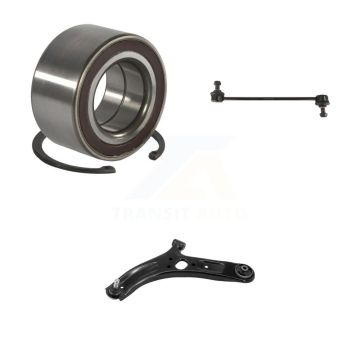 Front Left Wheel Bearing Sway Bar Link kit & Lower Control Arm Kit For 2012-2017 Kia Rio K77-102598
