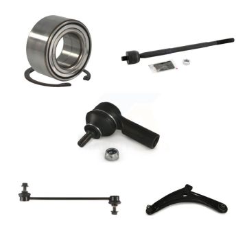 Front Left Bearing Link kit Lower Control Arm With Ball Joint Outer Inner Tie Rod Kit (5Pc) For K77-